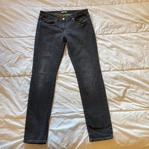 Black Eileen Fisher straight leg jeans